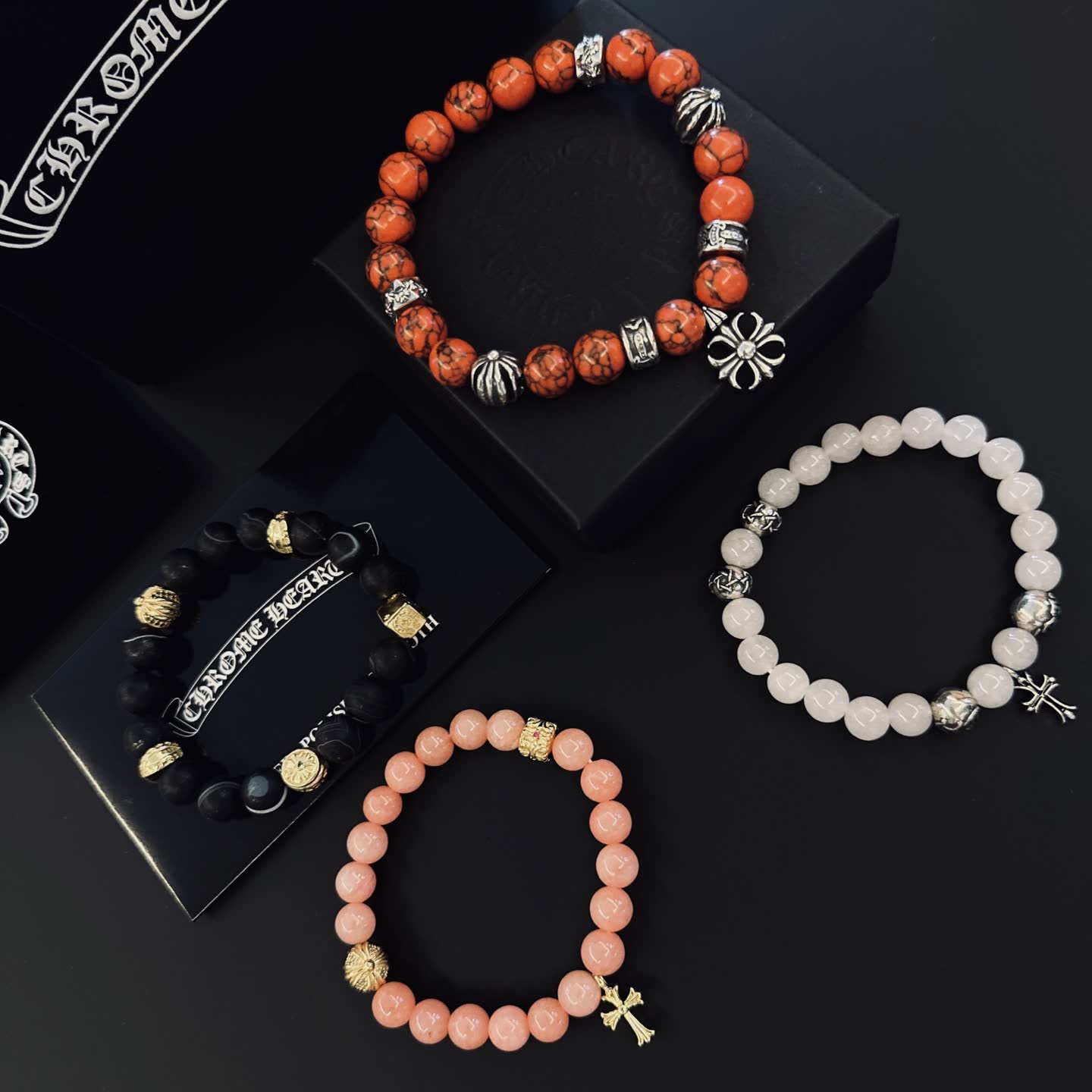 Chrome Hearts Beaded Bracelets Set